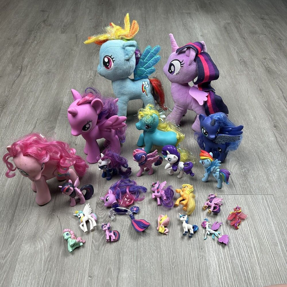 Hasbro My Little Pony Various Sz 2-11"Plush, Brushable & More Figures Lot of‎ 22 - Picture 6 of 8